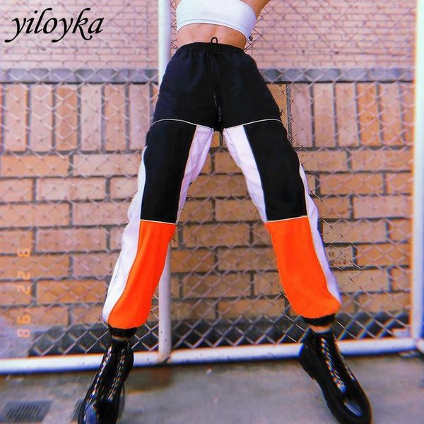 women's pants & capris spring/summer women color block patchwork cargo harem pant streetwear harajuku jogger leggings high waist trouse, Black;white
women's pants & capris spring/summer women color block patchwork cargo harem pant streetwear harajuku jogger leggings high waist trouse, Black;white