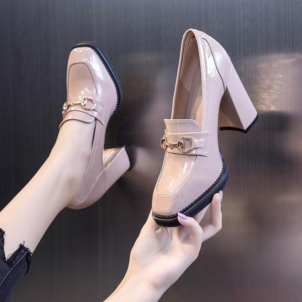 dress shoes high heels women square toe chunky platform pumps retro fashion one strap buckle leather 2021 spring, Black
dress shoes high heels women square toe chunky platform pumps retro fashion one strap buckle leather 2021 spring, Black