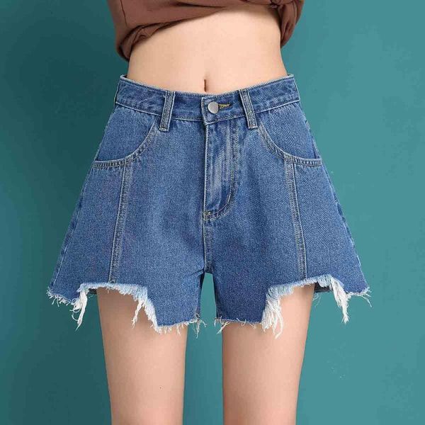 women's jeans summer breeches denim shorts women casual fashion high waist female large size, Blue
women's jeans summer breeches denim shorts women casual fashion high waist female large size, Blue