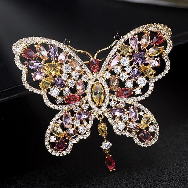 pins, brooches zlxgirl bridal jewelry mixed color cubic zircon butterfly women's copper brooch pins nice fashion coat dress hats, Gray
pins, brooches zlxgirl bridal jewelry mixed color cubic zircon butterfly women's copper brooch pins nice fashion coat dress hats, Gray