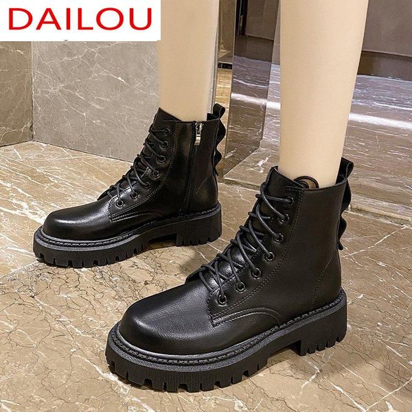 boots 2021 autumn winter side zipper thick-soled ankle plus velvet warmth increase british balck women, Black
boots 2021 autumn winter side zipper thick-soled ankle plus velvet warmth increase british balck women, Black