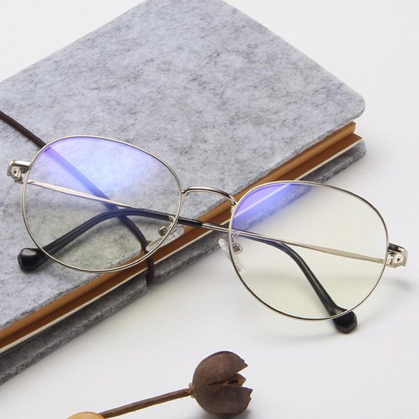 fashion sunglasses frames korean version of the glasses frame student metal flat mirror oval can be equipped with myopia art frame., Black
fashion sunglasses frames korean version of the glasses frame student metal flat mirror oval can be equipped with myopia art frame., Black