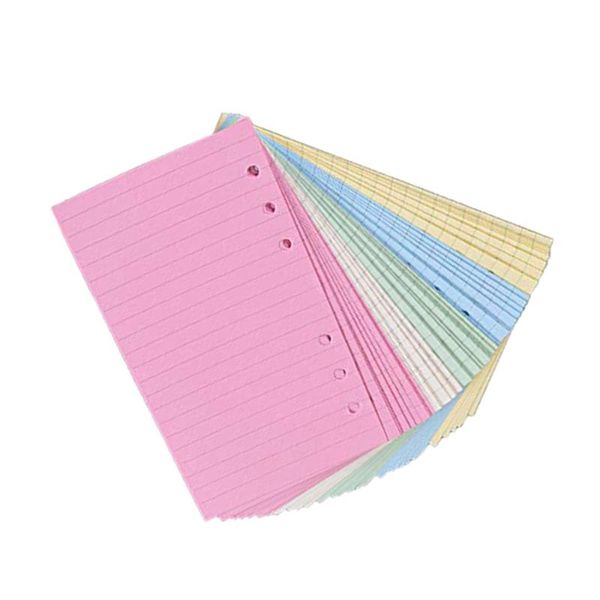 notepads pages a6 colorful 6-hole ruled loose leaf paper planner note book filler, Purple;pink
notepads pages a6 colorful 6-hole ruled loose leaf paper planner note book filler, Purple;pink