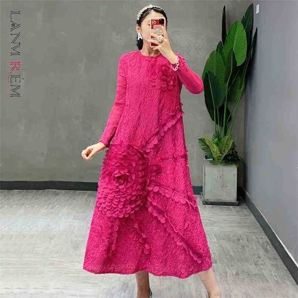 women multicolor blue pleated long dress round neck sleeve loose fit fashion spring autumn 2e1139 210526, Black;gray
women multicolor blue pleated long dress round neck sleeve loose fit fashion spring autumn 2e1139 210526, Black;gray