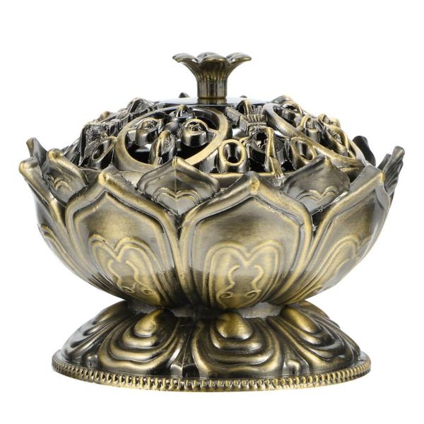 1pc vintage lotus incense burner practical holder multipurpose home decor fragrance lamps
1pc vintage lotus incense burner practical holder multipurpose home decor fragrance lamps