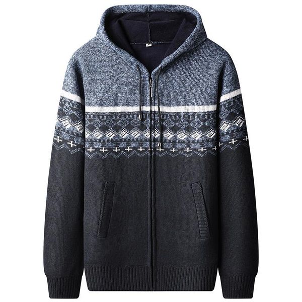 men's sweaters knitwear autumn winter hooded sweater casual printed color matching cardigan plus size thick warm coat wearn 2021, White;black
men's sweaters knitwear autumn winter hooded sweater casual printed color matching cardigan plus size thick warm coat wearn 2021, White;black