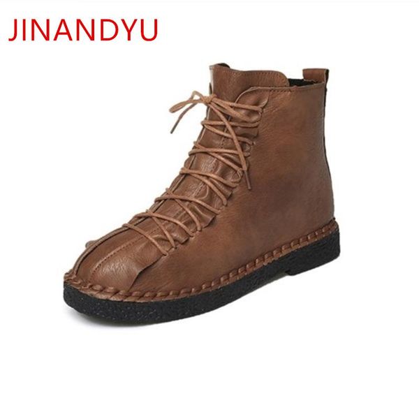 boots leather ankle for women outdoor flat female shoes casual botines mujer punk plataforms brown black
boots leather ankle for women outdoor flat female shoes casual botines mujer punk plataforms brown black
