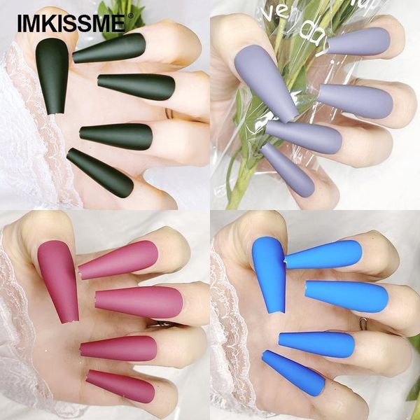 24pcs matte super long fake nails solid color ballet nail tips display press on false manicure with glue tools1, Red;gold
24pcs matte super long fake nails solid color ballet nail tips display press on false manicure with glue tools1, Red;gold