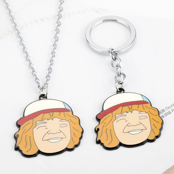 TV Series Stranger Things Dustin Henderson Cartoon Enamel Alloy Keychain Keyring Key Chain Pendant Necklace Jewelry Accessories
TV Series Stranger Things Dustin Henderson Cartoon Enamel Alloy Keychain Keyring Key Chain Pendant Necklace Jewelry Accessories
