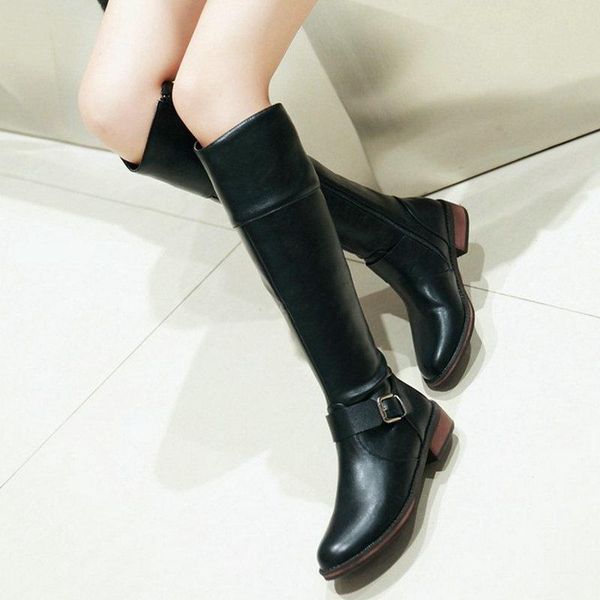 boots flat heel knee high women winter fur zipper pu leather round toe comfortable woman shoes size 34-43 2021, Black
boots flat heel knee high women winter fur zipper pu leather round toe comfortable woman shoes size 34-43 2021, Black
