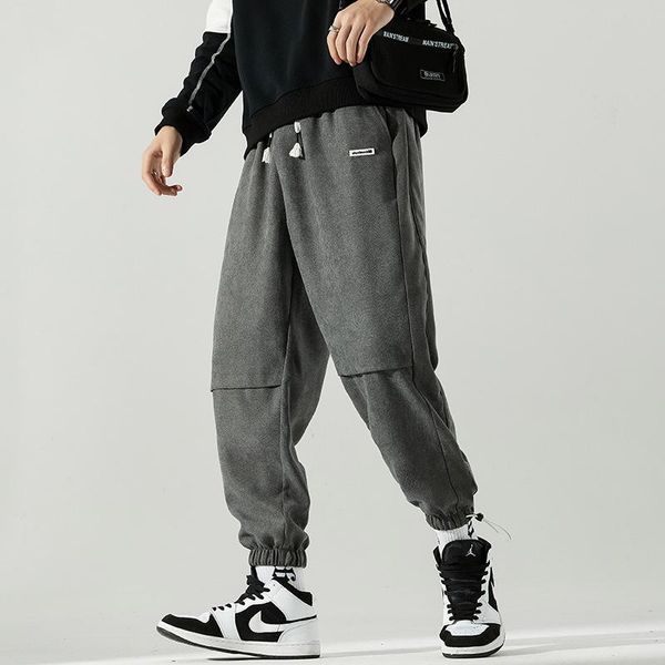men's pants spring autumn men plus size high waist loose elastic multicolor simple all-match fashion handsome tooling casual trousers, Black
men's pants spring autumn men plus size high waist loose elastic multicolor simple all-match fashion handsome tooling casual trousers, Black