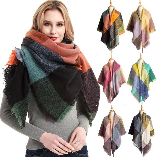 scarves 2021 winter stitching color warm scarf for womens fashion mens knitted shawl cashmere clash tassel cape #4, Blue;gray
scarves 2021 winter stitching color warm scarf for womens fashion mens knitted shawl cashmere clash tassel cape #4, Blue;gray