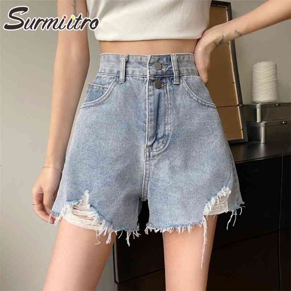 surmiitro summer blue denim short korean style fashion ripped hollow out high waist jeans female short pants 210712, White;black
surmiitro summer blue denim short korean style fashion ripped hollow out high waist jeans female short pants 210712, White;black