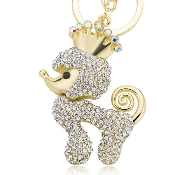 keychains exquisite charm crown cute poodle dog crystal elegant keychain for car chic unique stylish bag buckle pendant dk308, Silver
keychains exquisite charm crown cute poodle dog crystal elegant keychain for car chic unique stylish bag buckle pendant dk308, Silver