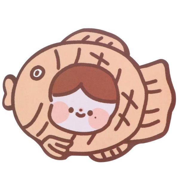 mouse pads & wrist rests fish shaped rubber pad soft cushion anti-slip protector for home office (taiyaki)
mouse pads & wrist rests fish shaped rubber pad soft cushion anti-slip protector for home office (taiyaki)
