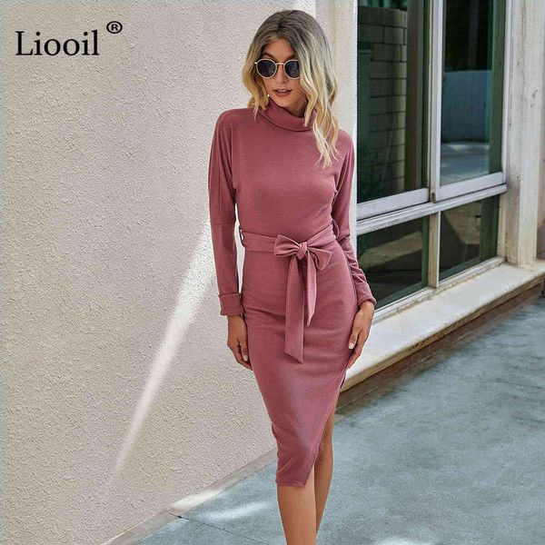 dress asymmetric midi dress women zip long sleeve turtleneck lace up with sashes female autumn winter solid dresses ncuc, Black;gray
dress asymmetric midi dress women zip long sleeve turtleneck lace up with sashes female autumn winter solid dresses ncuc, Black;gray