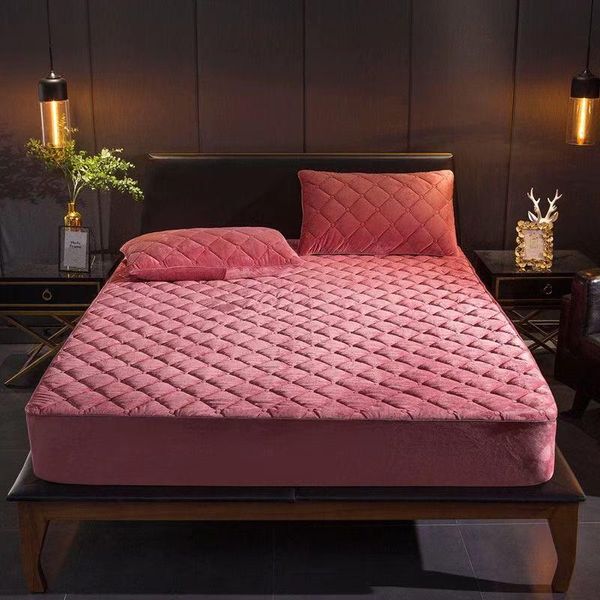 sheets & sets 1 pcs solid color soft comfortable flannel mattress cover crystal velvet thick warm protector fitted sheet elastic bed covers
sheets & sets 1 pcs solid color soft comfortable flannel mattress cover crystal velvet thick warm protector fitted sheet elastic bed covers