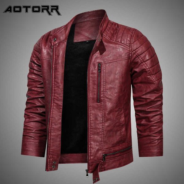 autumn leather jackets mens biker pu jacket winter casual retro coats men classic motorcycle outwear clothing 4xl 211009, Black
autumn leather jackets mens biker pu jacket winter casual retro coats men classic motorcycle outwear clothing 4xl 211009, Black