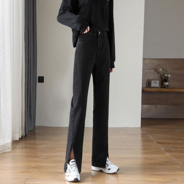women's jeans high waist woman wide leg denim clothing 2021 fashion full length harajuku straight pants female vintage streetwear, Blue
women's jeans high waist woman wide leg denim clothing 2021 fashion full length harajuku straight pants female vintage streetwear, Blue