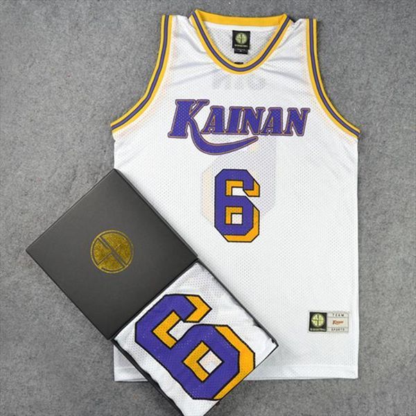 slam dunk kainan high school team no.6 jin soichiro cosplay vest sd sport jersey, White;black
slam dunk kainan high school team no.6 jin soichiro cosplay vest sd sport jersey, White;black