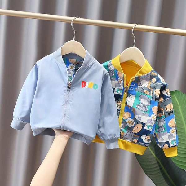 jackets 2021 spring autumn double faced baby clothes boys girls cotton cartoon coats causal jacket infant kids outwear 0-5 years, Blue;gray
jackets 2021 spring autumn double faced baby clothes boys girls cotton cartoon coats causal jacket infant kids outwear 0-5 years, Blue;gray
