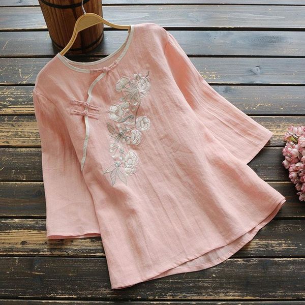 summer vintage casual white yellow women 3 4 long sleeve embroidery cheongsam woman 4xl chipao linen shirts
summer vintage casual white yellow women 3 4 long sleeve embroidery cheongsam woman 4xl chipao linen shirts