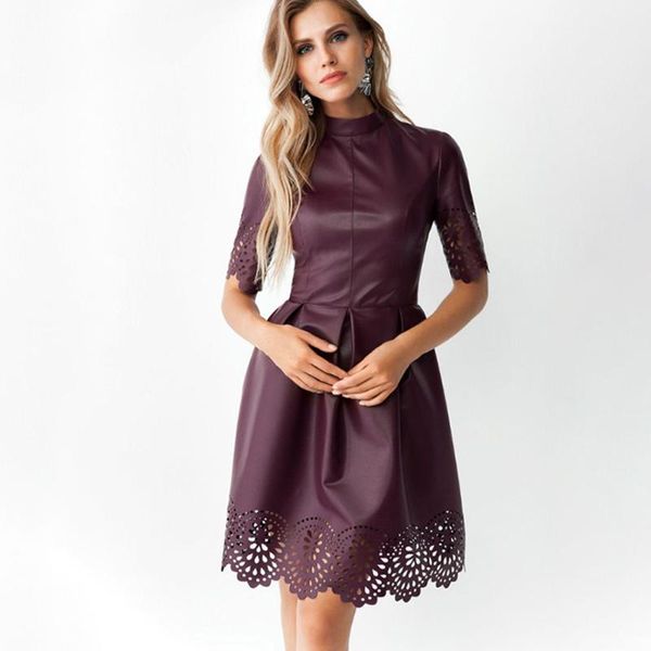 fashion women dress spring fall solid color hollow out a line club midi party elegant ladies vintage dresses casual, Black;gray
fashion women dress spring fall solid color hollow out a line club midi party elegant ladies vintage dresses casual, Black;gray