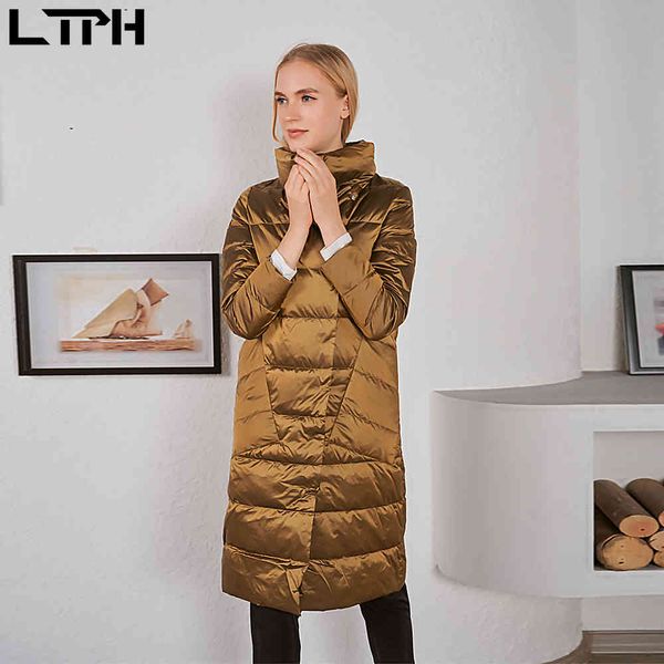 light thin warm double-sided wear duck jacket women plus size long slim down coats winter fashion casual parka 210427, Black
light thin warm double-sided wear duck jacket women plus size long slim down coats winter fashion casual parka 210427, Black