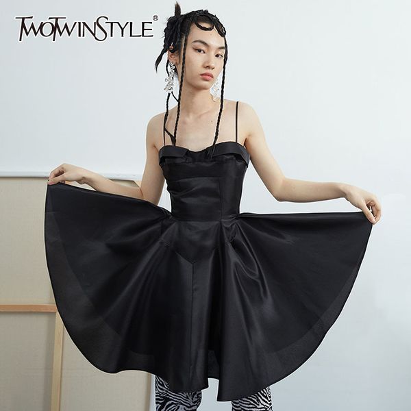 vintage black sling dress for women square collar sleeveless high waist mini dresses female fashion new 210428, Black;gray
vintage black sling dress for women square collar sleeveless high waist mini dresses female fashion new 210428, Black;gray