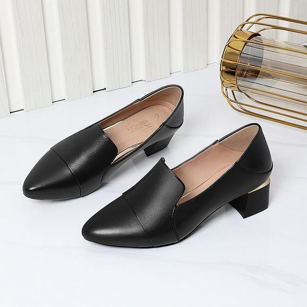 women professional work shoes pointed toe leather pumps ladies black high heels office shoes
women professional work shoes pointed toe leather pumps ladies black high heels office shoes