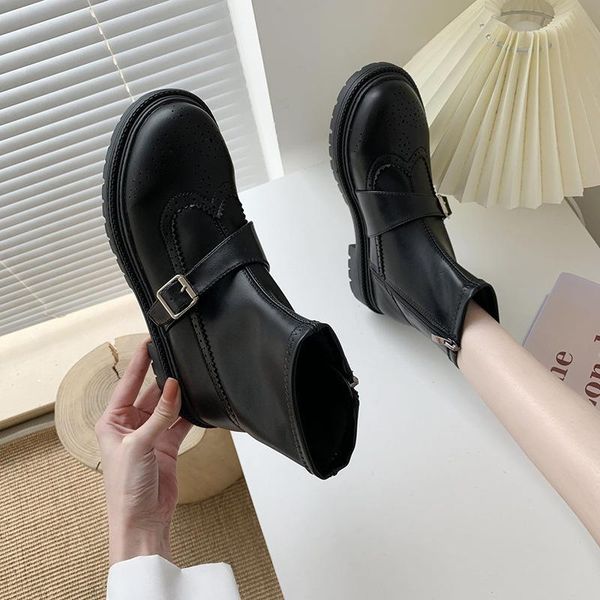 boots women side zipper ankle female fashion buckle light platforms winter keep warm black leather woman 2021 snow
boots women side zipper ankle female fashion buckle light platforms winter keep warm black leather woman 2021 snow