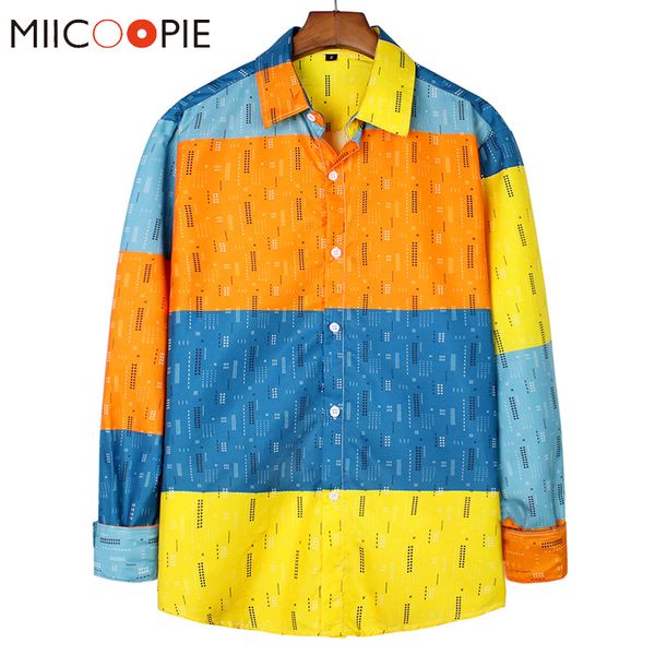 men women patchwork plaid printed long sleeve design collar holiday casual fashion streetwear kg-135, White;black
men women patchwork plaid printed long sleeve design collar holiday casual fashion streetwear kg-135, White;black