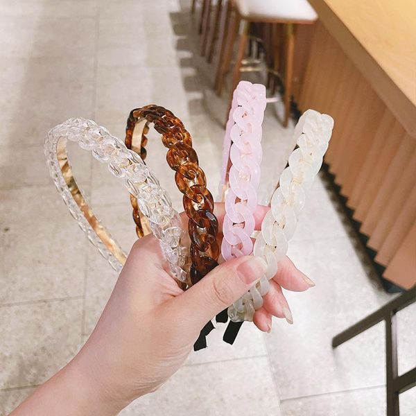 hair accessories south korea east gate geometric chain hairband ins wind color transparent resin headband temperament tide, Slivery;white
hair accessories south korea east gate geometric chain hairband ins wind color transparent resin headband temperament tide, Slivery;white