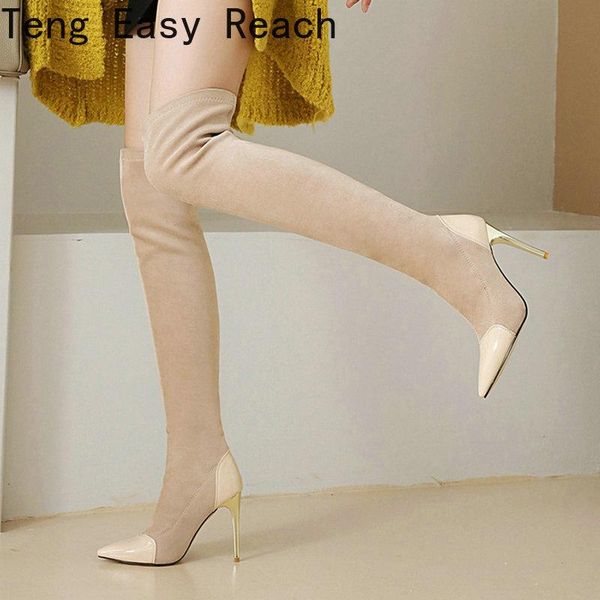 boots 2021 fashion women over the knee pointed toe thin high heel ladies long slip on faux suede shoes black 9
boots 2021 fashion women over the knee pointed toe thin high heel ladies long slip on faux suede shoes black 9