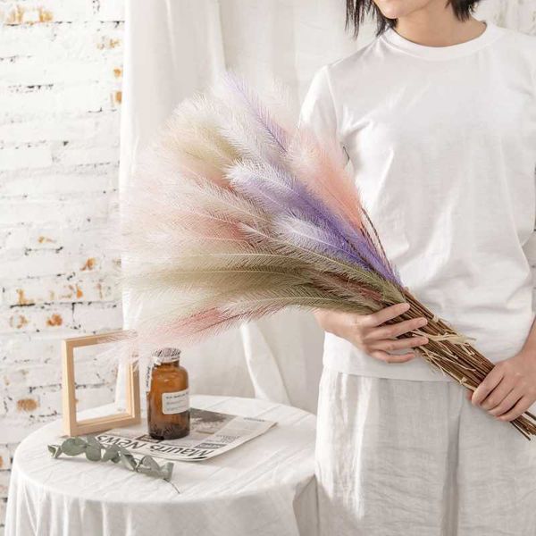decorative flowers & wreaths 1pc reed pampas grass artificial flower living room decoration wedding party layout arrangement material
decorative flowers & wreaths 1pc reed pampas grass artificial flower living room decoration wedding party layout arrangement material