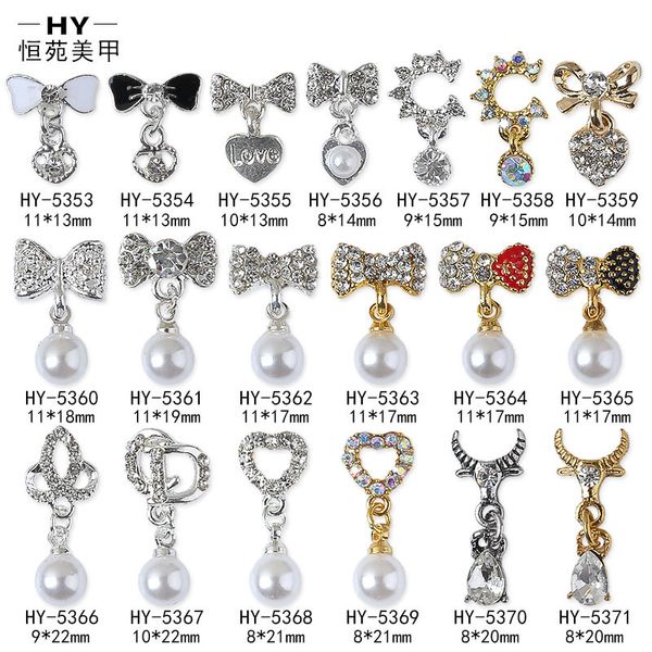 nail pendant alloy jewelry bride nail diamond mobile phone diy decoration oil dropping bow pearl, Silver;gold
nail pendant alloy jewelry bride nail diamond mobile phone diy decoration oil dropping bow pearl, Silver;gold