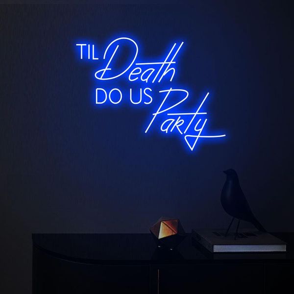 other event & party supplies "til death do us party" neon sign custom light led pink home room wall decoration ins shop decor bar
other event & party supplies "til death do us party" neon sign custom light led pink home room wall decoration ins shop decor bar