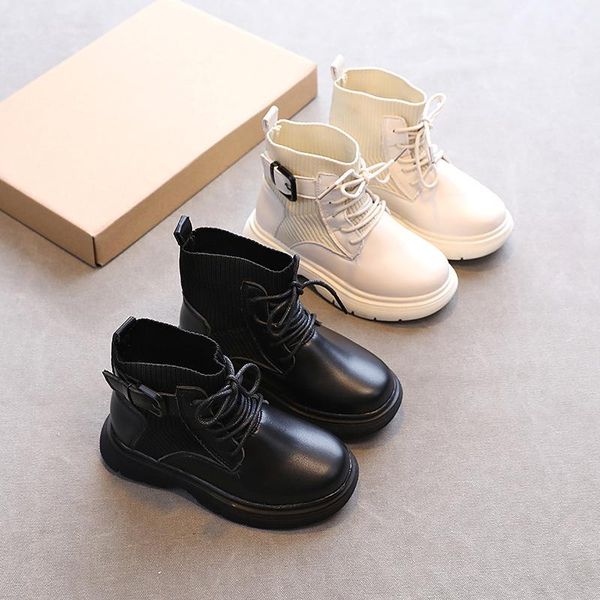 boots kids sneakers 2021 spring/autumn knitted stitching girls ankle british buckle fashion children princess shoes, Black;grey
boots kids sneakers 2021 spring/autumn knitted stitching girls ankle british buckle fashion children princess shoes, Black;grey