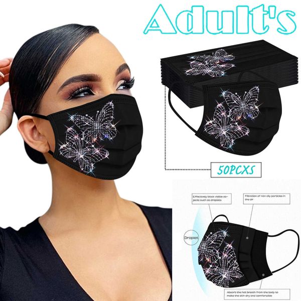 black 3-layer mask 50pcs face mouth masks halloween cosplay disposable anti-dust masks earloops masks mascarilla butterfly
black 3-layer mask 50pcs face mouth masks halloween cosplay disposable anti-dust masks earloops masks mascarilla butterfly