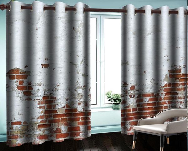 curtain & drapes 3d european style curtains living room retro gray brick wall interior decoration practical blackout
curtain & drapes 3d european style curtains living room retro gray brick wall interior decoration practical blackout