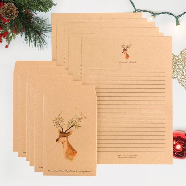 18pcs creative deer pattern diy kraft envelope paper envelopes for multipurpose postcard storage gift wrap
18pcs creative deer pattern diy kraft envelope paper envelopes for multipurpose postcard storage gift wrap