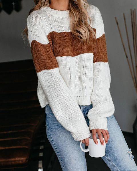 women's sweaters patchwork sweater women clothing autumn winter boho jumper knitwear long sleeve holiday pullover female dbpi, White;black
women's sweaters patchwork sweater women clothing autumn winter boho jumper knitwear long sleeve holiday pullover female dbpi, White;black