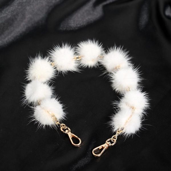 bag parts & accessories shoulder strap part apply to handbag real pompom ball white short b3, Black
bag parts & accessories shoulder strap part apply to handbag real pompom ball white short b3, Black