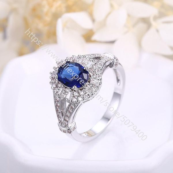 wedding rings micro cubic zirconia white gold plated ring blue sapphires oval rhinestone handmade boho gypsy engagement jewelry for women, Slivery;golden
wedding rings micro cubic zirconia white gold plated ring blue sapphires oval rhinestone handmade boho gypsy engagement jewelry for women, Slivery;golden