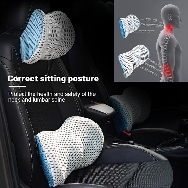 seat cushions car cushion headrest pillow lumbar support breathable posture correction 3d memory cotton massage accessories
seat cushions car cushion headrest pillow lumbar support breathable posture correction 3d memory cotton massage accessories