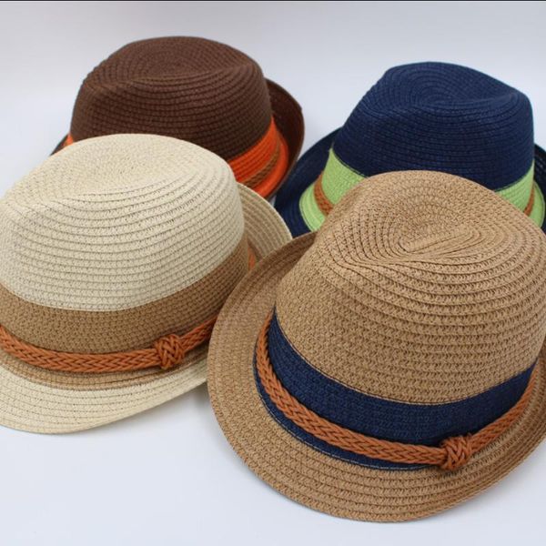 wide brim hats retro men's hat, rope, color matching curling straw jazz spring and summer sunshade beach women's hat, Blue;gray
wide brim hats retro men's hat, rope, color matching curling straw jazz spring and summer sunshade beach women's hat, Blue;gray