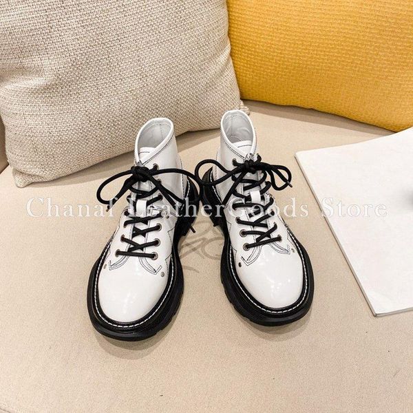 boots 2021 fashion designer women shoes thick bottom round toe matte leather style2, Black
boots 2021 fashion designer women shoes thick bottom round toe matte leather style2, Black