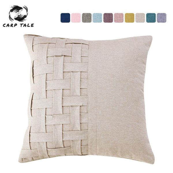 cushion/decorative pillow plain cushion cover plaid stitching cotton linen pillowcases solid color sofa covers decorative home decor
cushion/decorative pillow plain cushion cover plaid stitching cotton linen pillowcases solid color sofa covers decorative home decor
