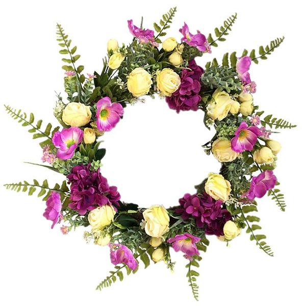 artificial rose flower hydrangea wreath spring for front door wall wedding party farmhouse garden home decor decorative flowers & wreaths
artificial rose flower hydrangea wreath spring for front door wall wedding party farmhouse garden home decor decorative flowers & wreaths