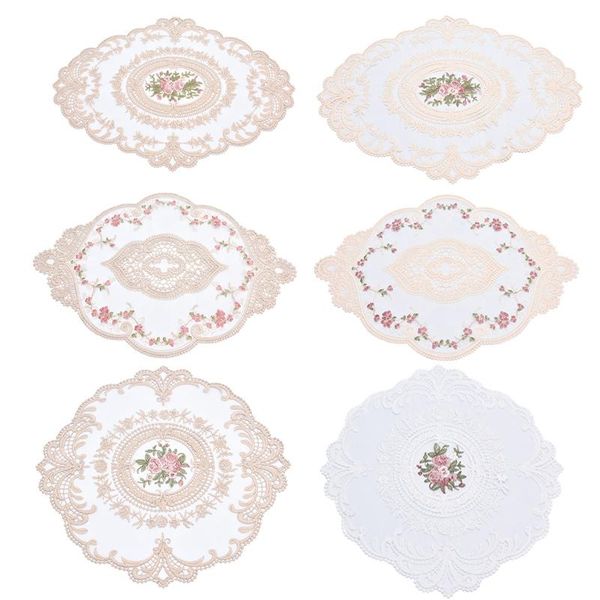 mats & pads coffee anti-scald european style for dining table placemat 1pcs lace fabric insulation plate mat embroidery craft
mats & pads coffee anti-scald european style for dining table placemat 1pcs lace fabric insulation plate mat embroidery craft